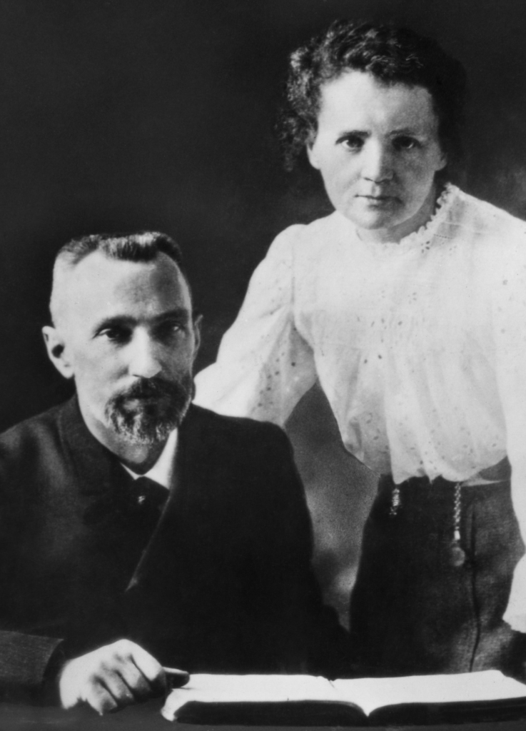 Pierre Curie und Marie Curie
