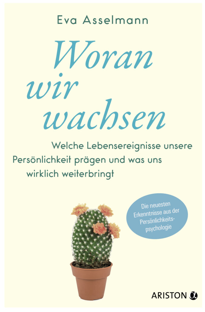 Buchcover von: „Woran wir wachsen“ von Eva Asselmann © ARISTON Verlag