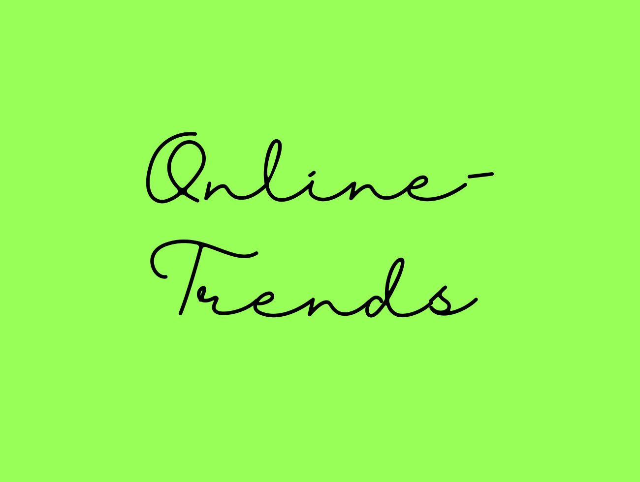 Online-Trends