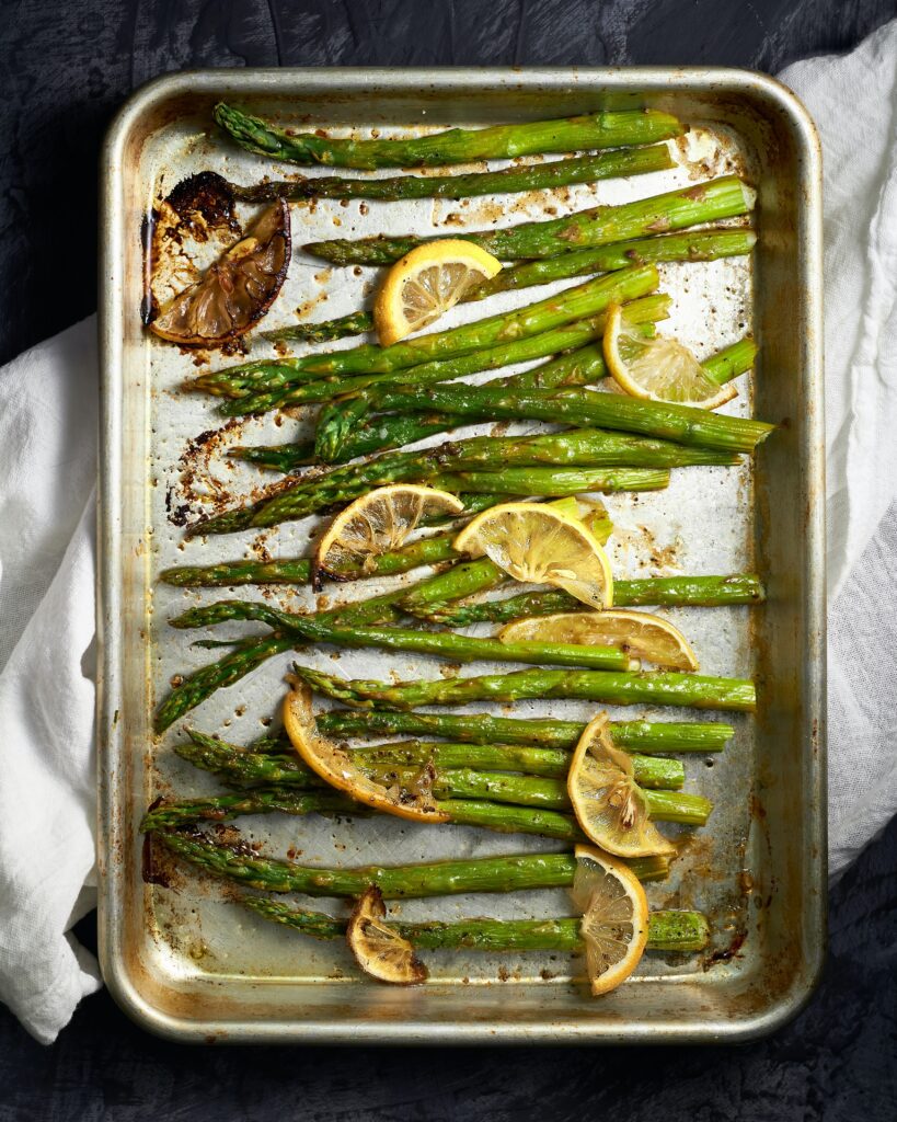 green asparagus, food, barbecue, tasty, citrus