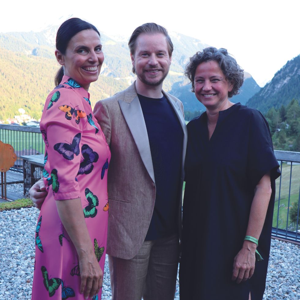 Verena Wieser (Papeterie Ernst Schmid), Ferdinand Marquez (TIROLERIN) und Heike Kiesling (Innsbruck Marketing)