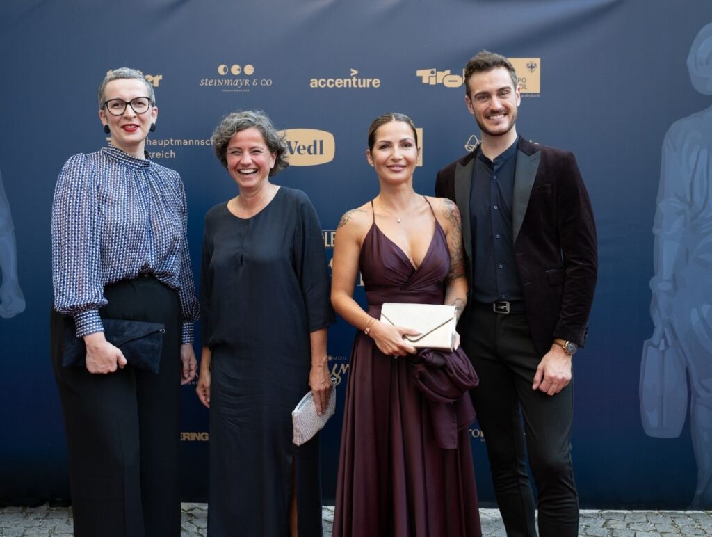 Eva Maria Senns, Heike Kiesling, Alexandra Lanzinger und Pascal Marqez TIROLERIN Award 2023