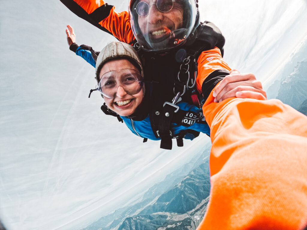 Fallschirmspringen gemeinsam mit Best Skydive Tirol