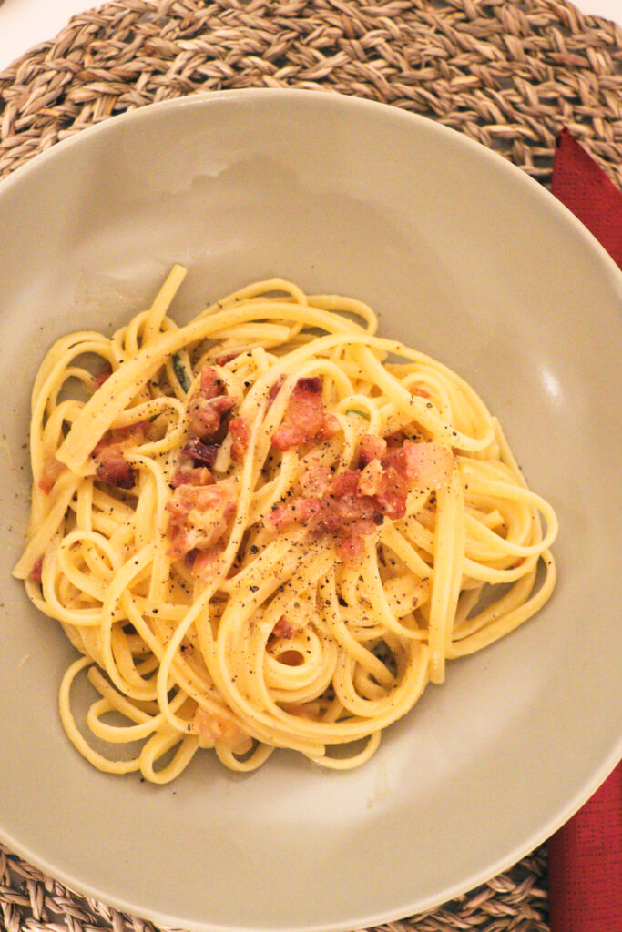 Köstliche Spaghetti Carbonara