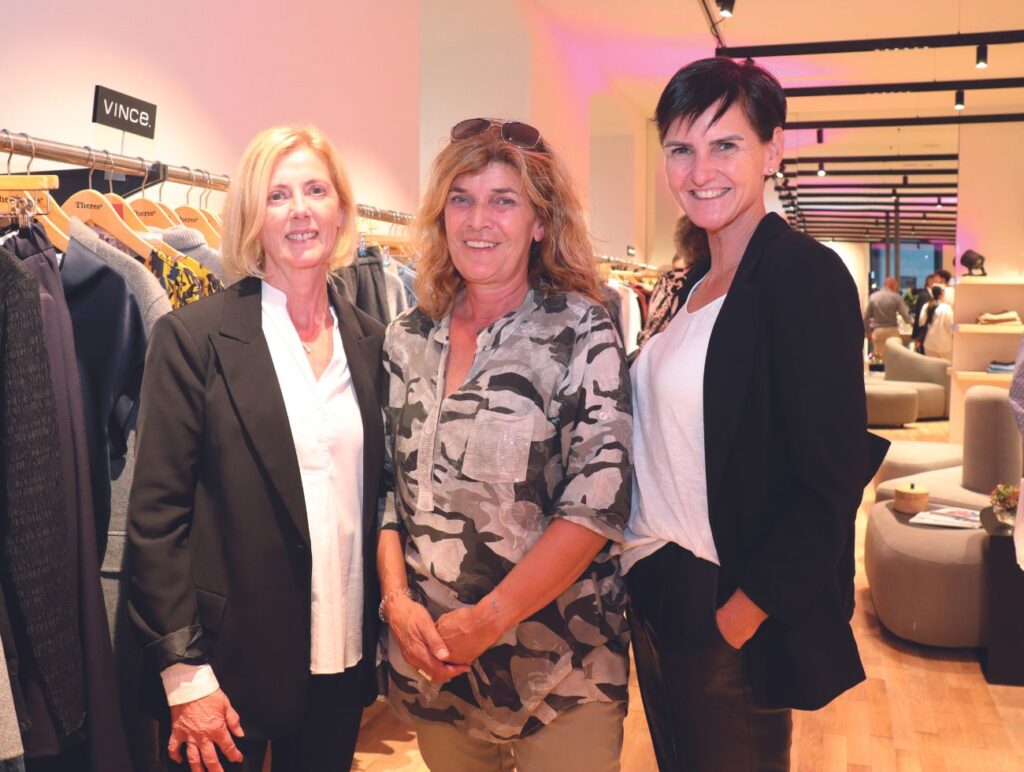 Lisa Luxner, Birgit Hoffmann und Anke Waldhart beim Fashion Circle bei teresa