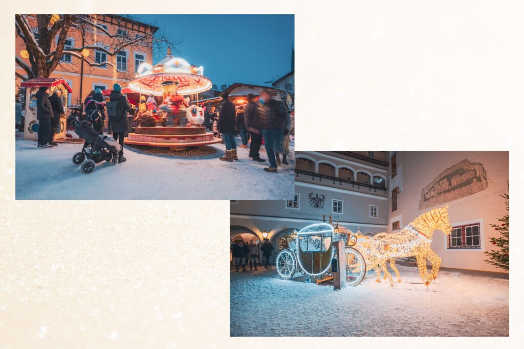Bildcollage von Adventzeit in Kitzbühel 