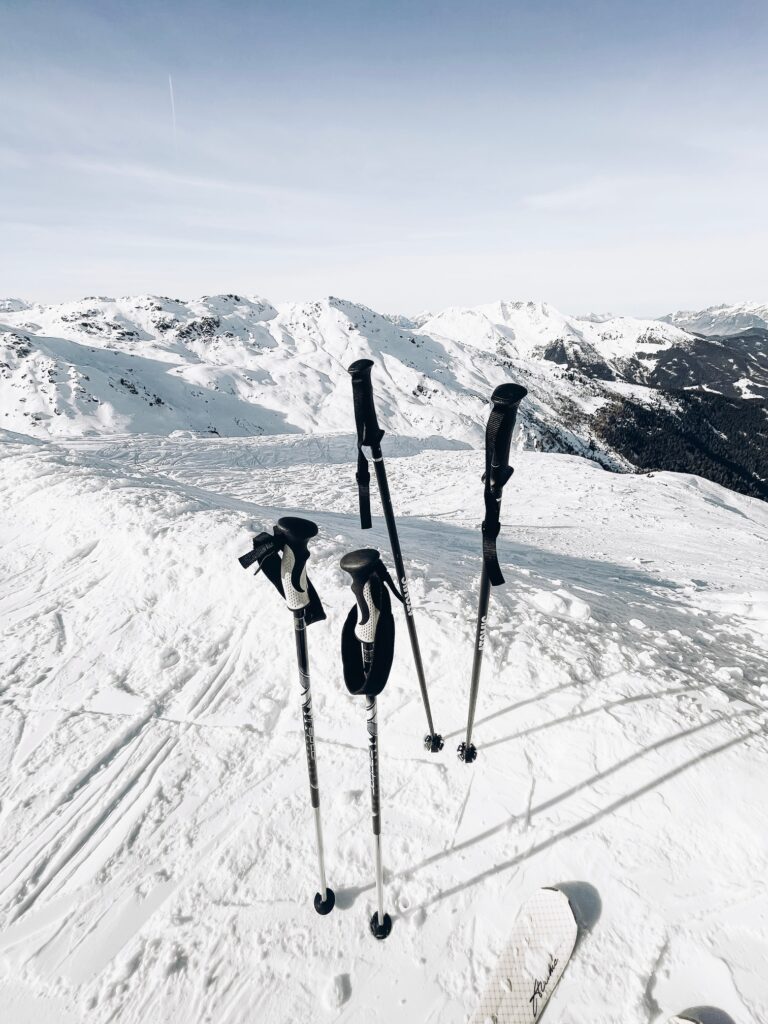 Skifahren mit Ausblick