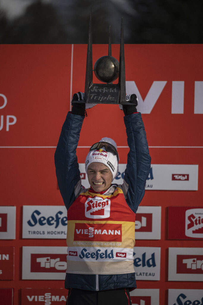Award Ceremony beim Nordic Combined Triple 2023