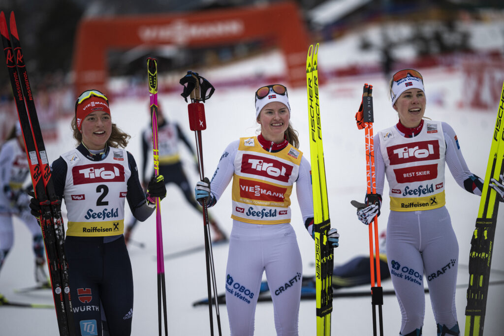 Damen Langlauf Freitag 2023 beim Nordic Combined Triple