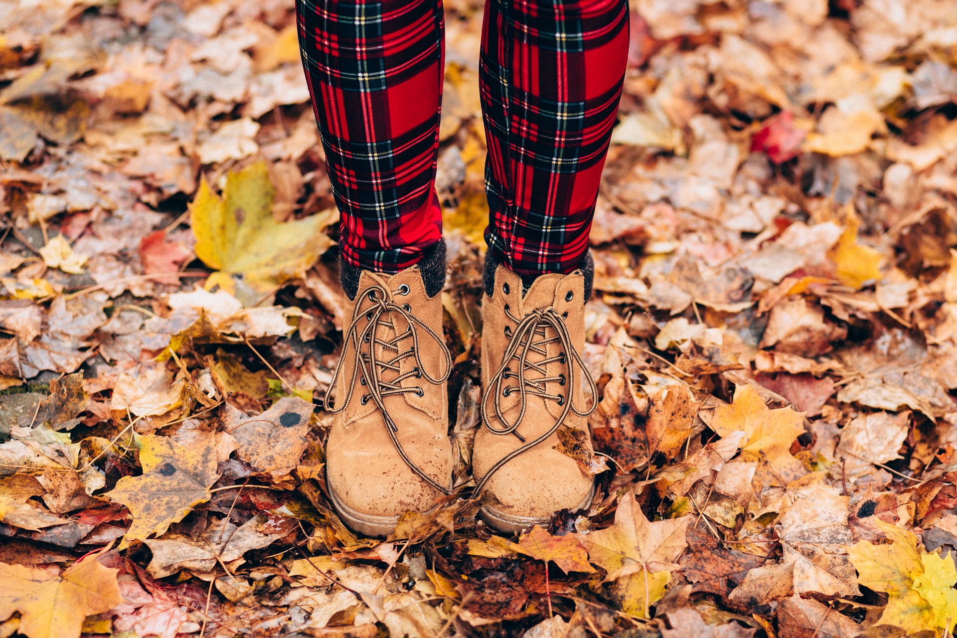 Schuhe in Tirol im Herbst