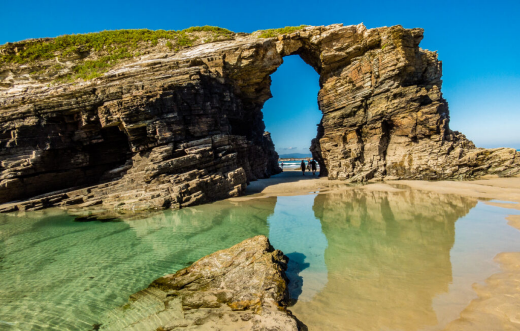 Playa de Las Catedrales, Galizien Spanien