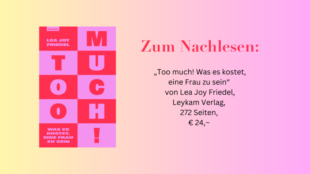 Was Frau sein kostet: Lea Joy Friedel im Gespräch