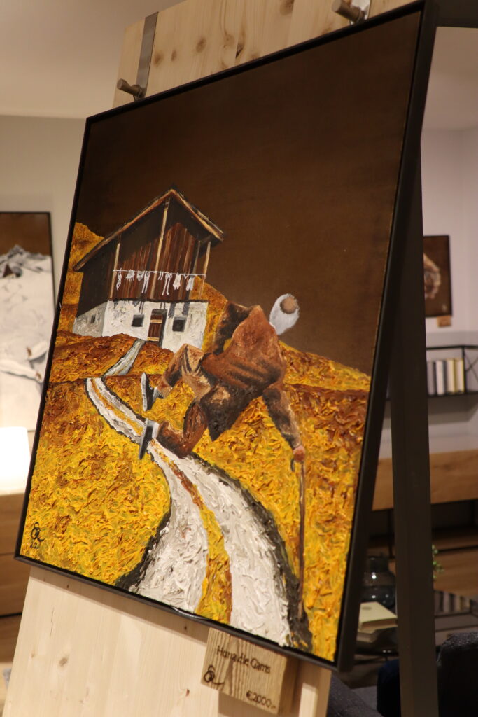 Kunst trifft Couch, Einrichtungshaus Föger