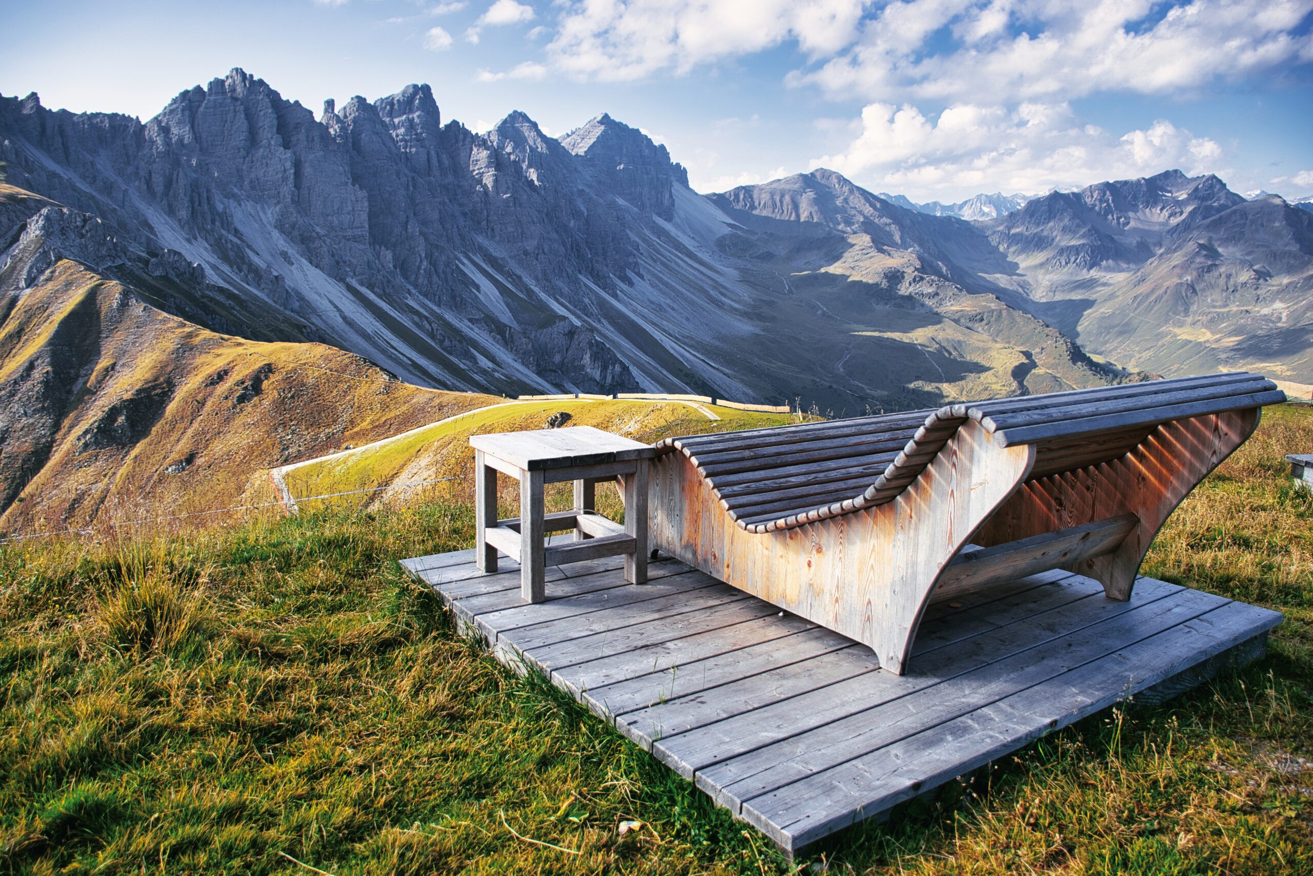 Take,A,Moment,And,Relax,On,The,Wooden,Bench,On