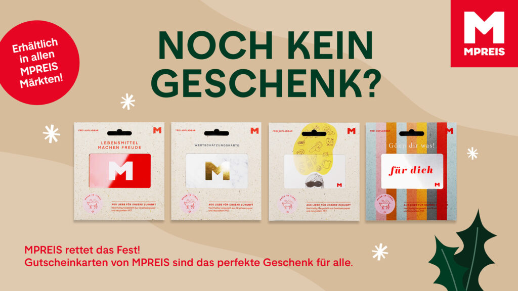 MPreis Gutscheinkarten