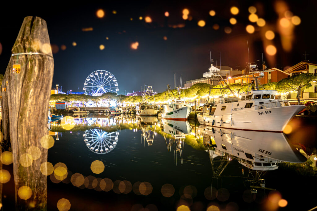 Lichterglanz in Caorle am Meer