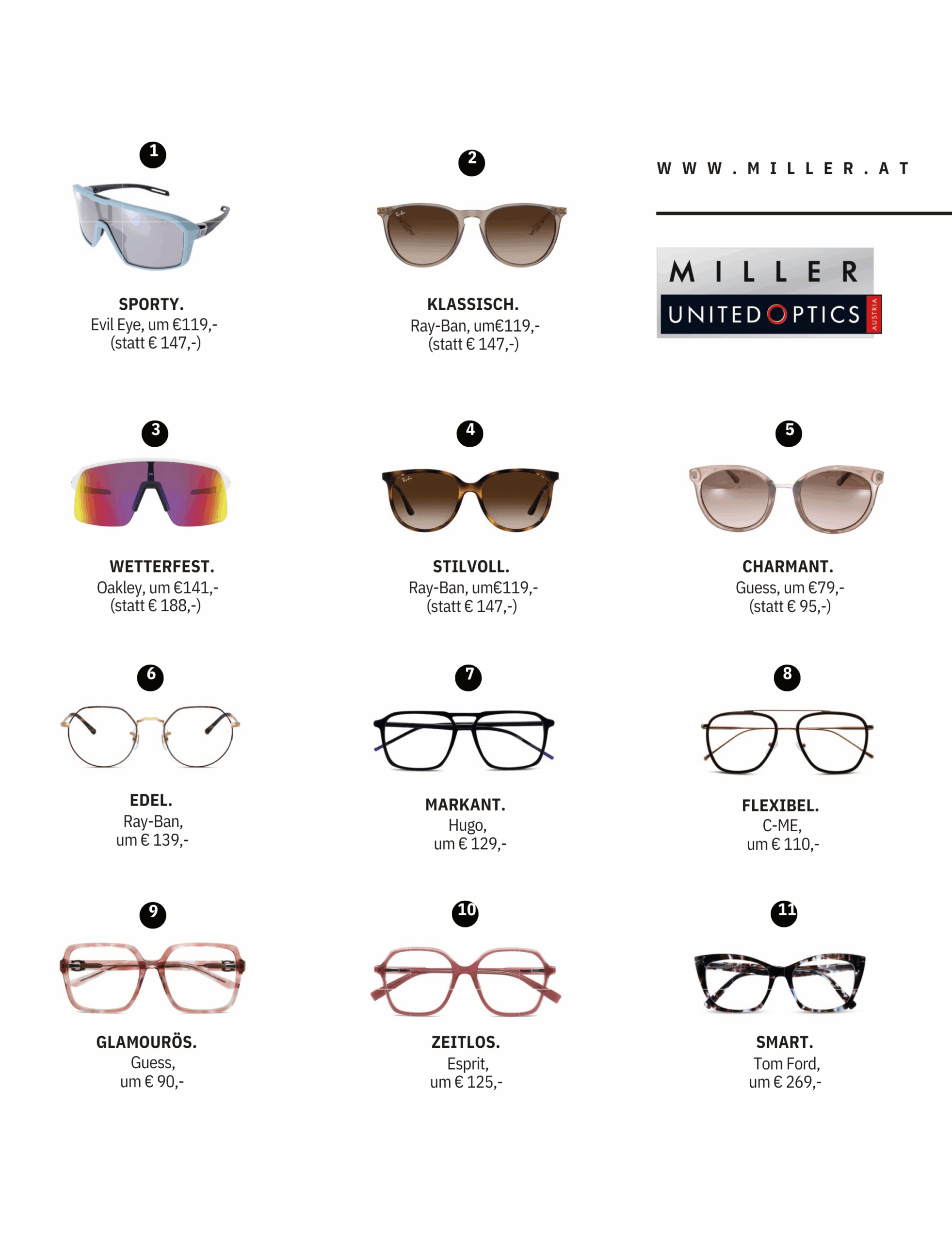 Miller United Optics Brillentrends 2026