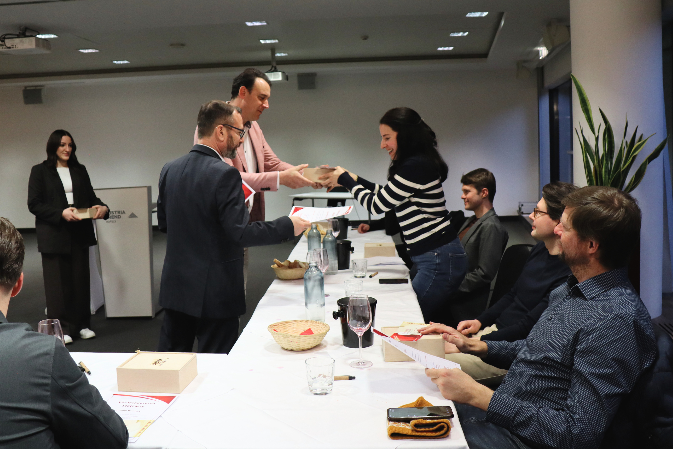 Blindverkostung Austria Trend Hotel 2026, Weinmesse Innsbruck