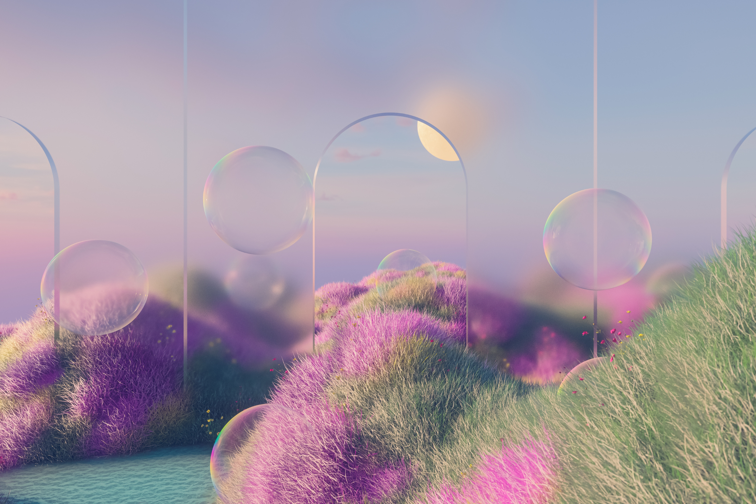 Dritte Orte Dreamy Landschaft