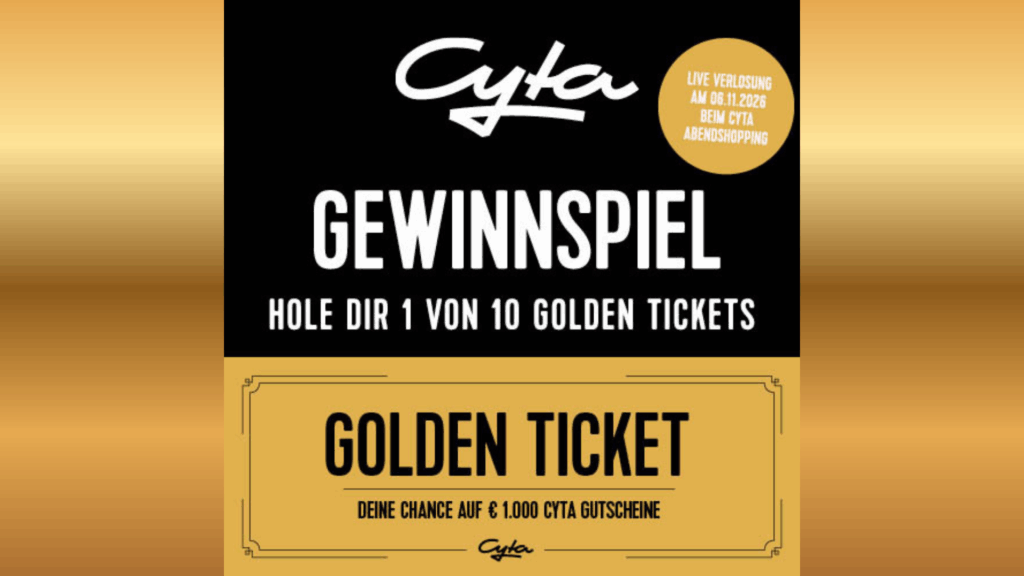 Goldenes Ticket CYTA Gewinnspiel